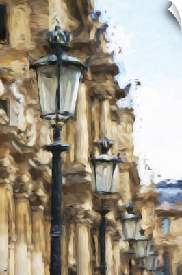 France Architecture, Oil Painting Series