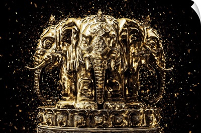 Golden Collection - Elephants Buddha