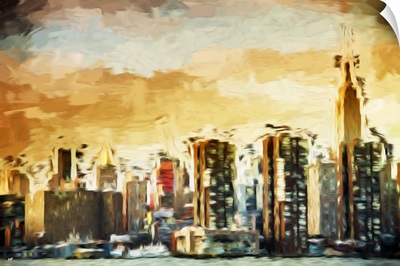 Golden Manhattan, Oil Painting Series