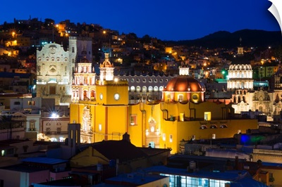 Guanajuato, Church of San Diego at Night