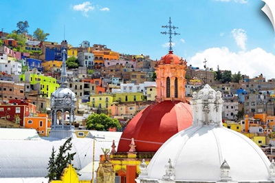 Guanajuato, Colorful Houses and Double Domes of Churches