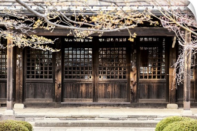 Japan Rising Sun Collection - Japanese Wooden Facade
