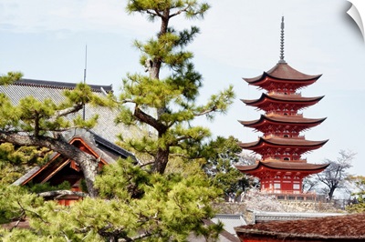 Japan Rising Sun Collection - Miyajima Pagoda