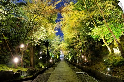 Japan Rising Sun Collection - Night Staircase Kyoto