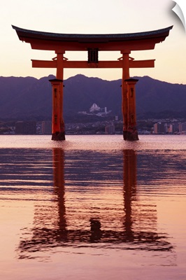 Japan Rising Sun Collection - Sunset of Torii Gate in Miyajima