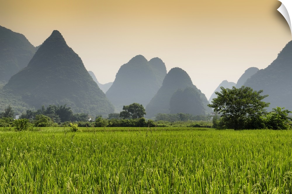 Karst Mountains in Yangshuo, China 10MKm2 Collection.