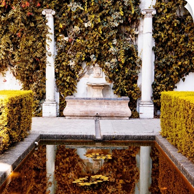 Made in Spain Square Collection - Fountain in the Gardens of Real Alcazar