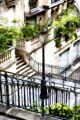 Montmartre Lantern, Paris Painting Series
