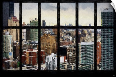 New York View from the Window, NYC Painting Series