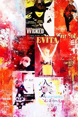 NYC Watercolor Collection - Broadway Shows II