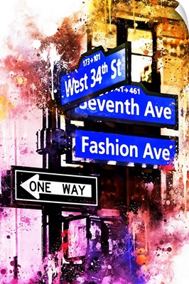 NYC Watercolor Collection - Directions