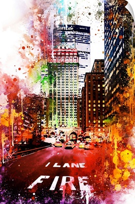 NYC Watercolor Collection - Fire Lane