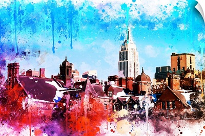 NYC Watercolor Collection - On the Roofs