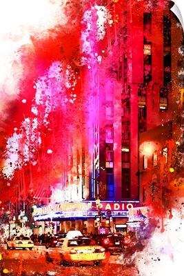 NYC Watercolor Collection - Radio City Music Hall