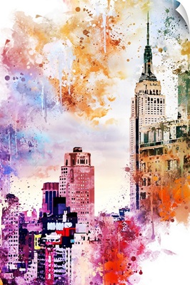 NYC Watercolor Collection - The Empire State Building