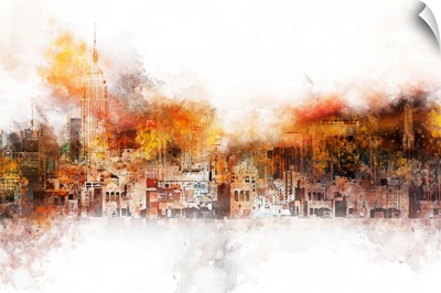 NYC Watercolor Collection - The Skyline