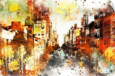 NYC Watercolor Collection - Urban Street