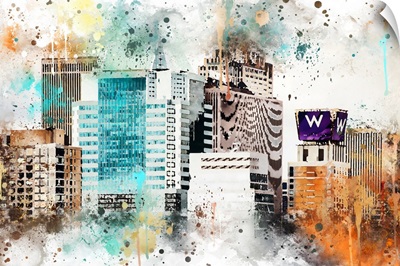 NYC Watercolor Collection - W Sign