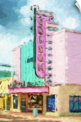 Old Theater, Oil Painting Series