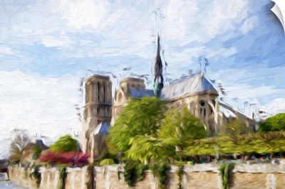 Paris Notre Dame II, Oil Painting Series