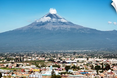 Popocatepetl Volcano in Puebla
