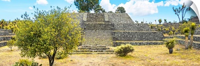 Pyramid of Cantona Archaeological Ruins
