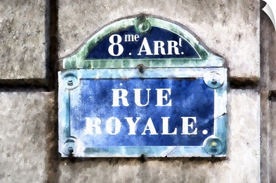 Rue Royale Paris, Paris Painting Series