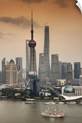 Shanghai Skyline with Oriental Pearl Tower