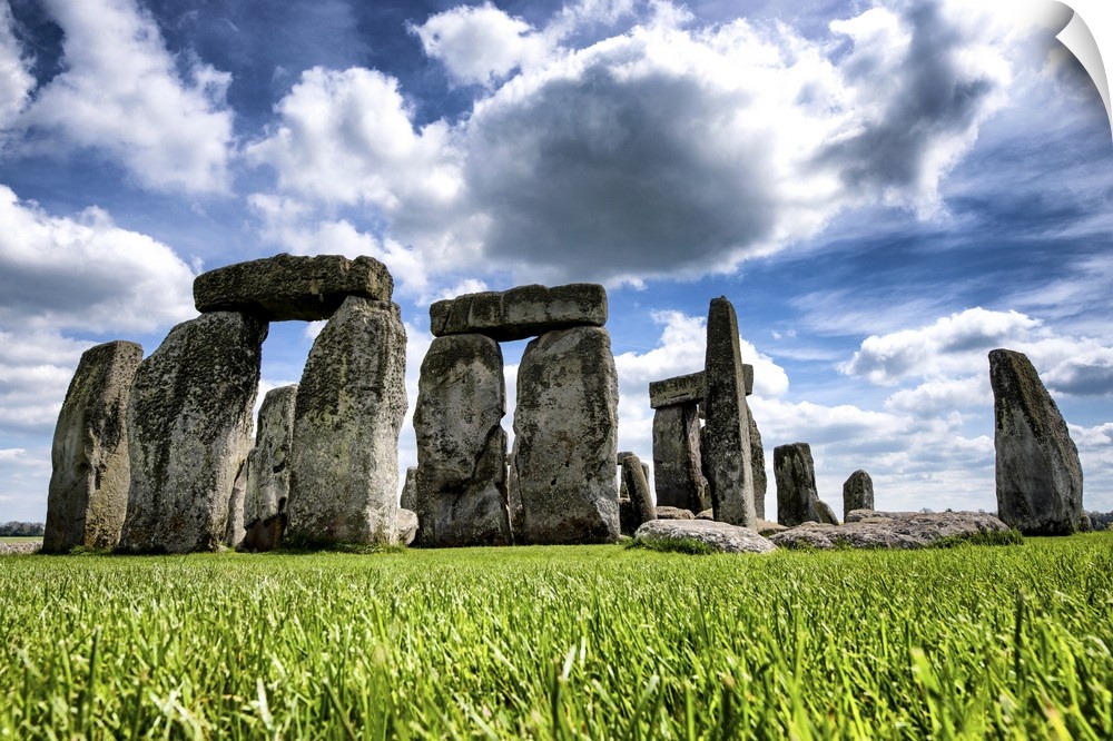 Fine art photograph of the prehistoric monument of Stonehenge.