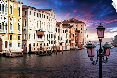 Venetian Sunlight - Grand Canal Lamp Post