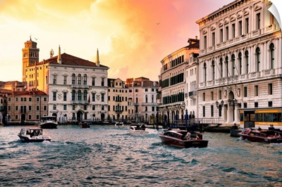 Venetian Sunlight - Vaporetto Canal