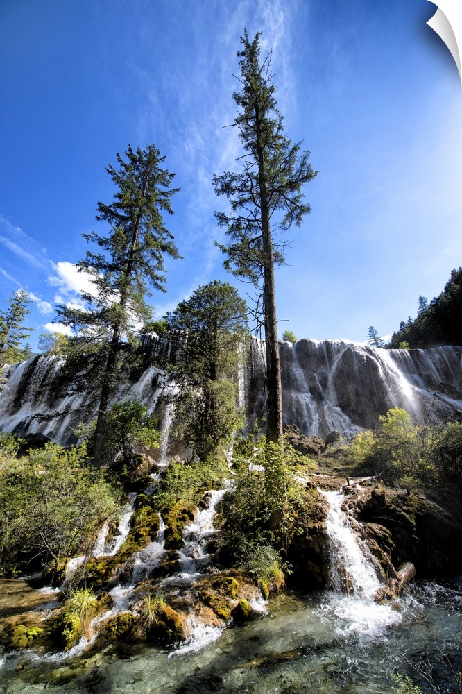 Waterfalls in the Jiuzhaigou National Park, China 10MKm2 Collection.