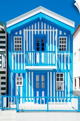 Welcome to Portugal Collection - Blue Striped House - Costa Nova