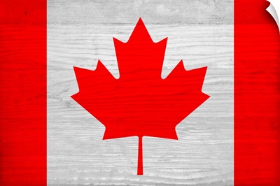 Wood Canada Flag, Flags Of The World Series