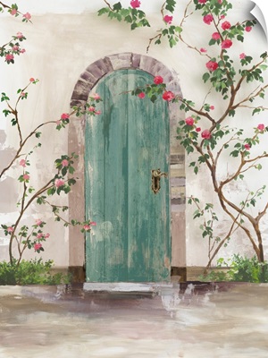 Arch Door With Roses