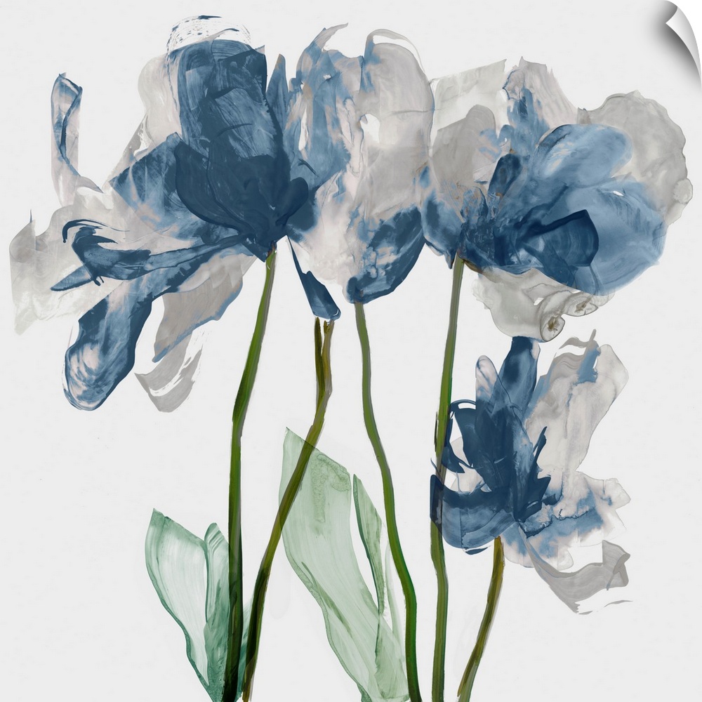 Blue Floral Radiance I