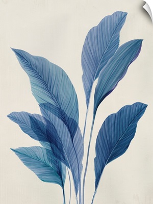 Blue Palm Leaves II