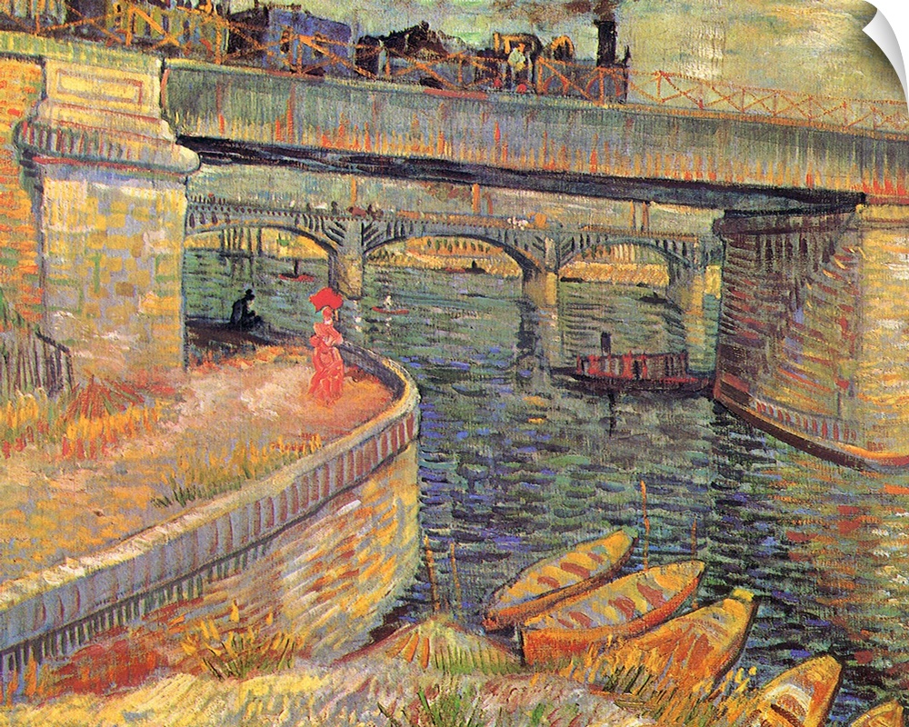 Bridges Across the Seine at Asnieres