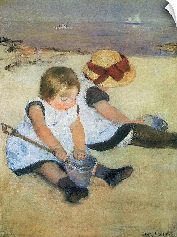 Enfants Sur La Plage (Children on the Beach)