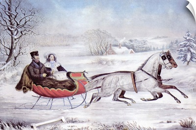 Couple in Sleigh