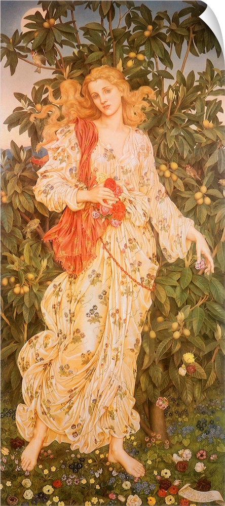 Flora, the Goddess of Blossoms and Flowers