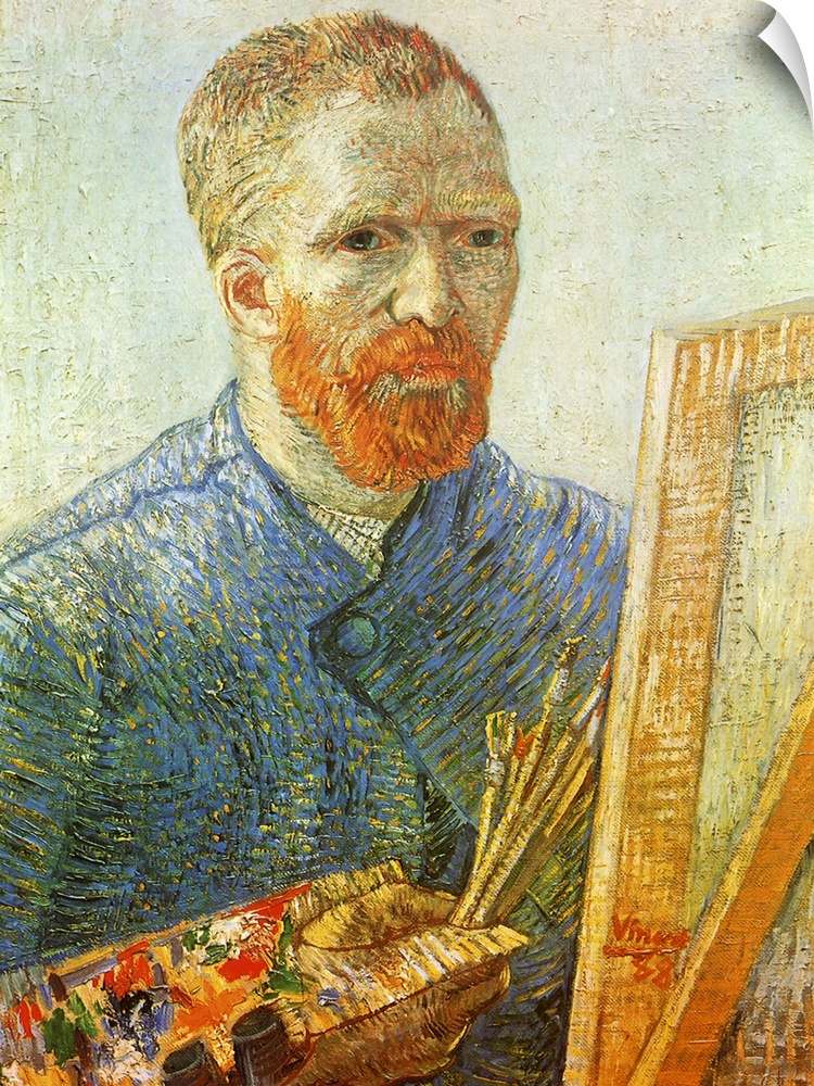 Self-Portrait in Front of the  Easel