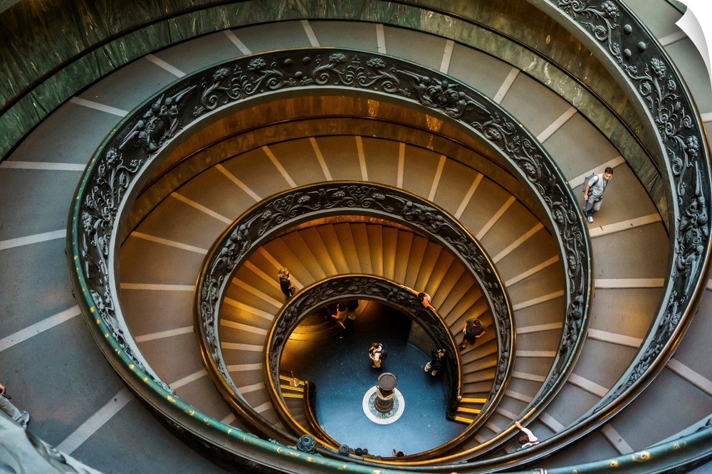 Bramante Staircase is in the Vatican City museum.