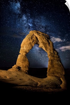 Delicate Arch And Milky Way