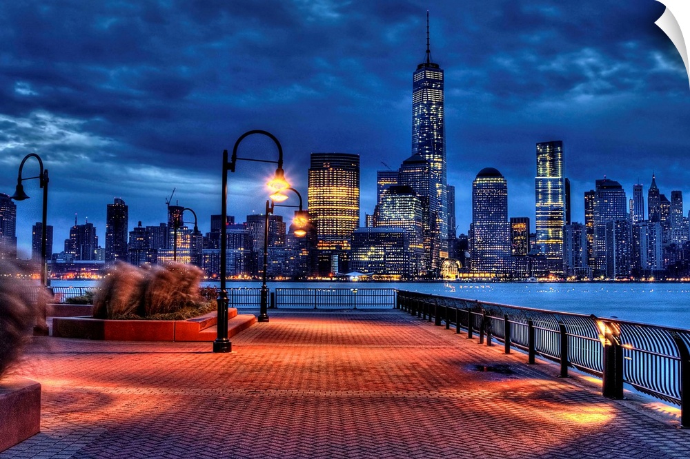 View from Exchange Place, Jersey City, New Jersey