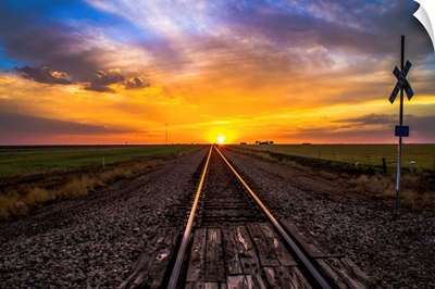 Sunset on Tracks