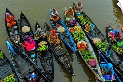 Traditional Floating Market