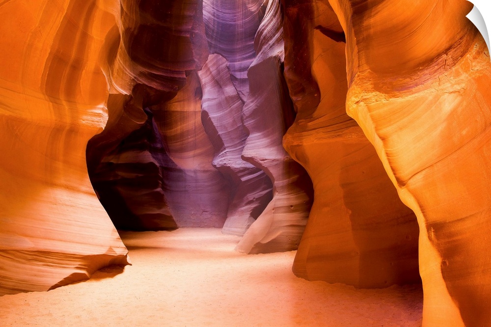 Antelope Canyon, a Slot Canyon situated in Arizona, near Page.