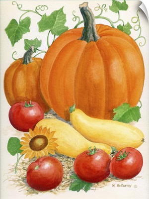 Pumpkins, Tomatoes and Squash