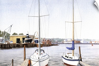 Sailboats at Dock